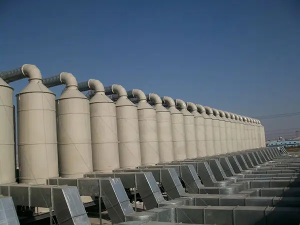 半導體芯片廢氣,工業(yè)廢氣處理設(shè)備,洗滌塔